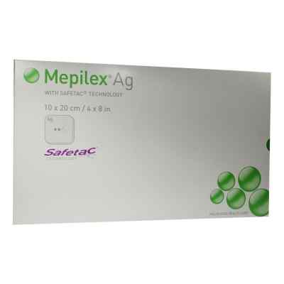 Mepilex Ag Verband 10x20cm steril 5 stk von Mölnlycke Health Care GmbH PZN 02227239