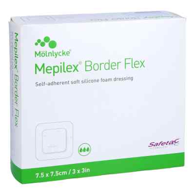 Mepilex Border Flex Schaumverb.haft.7,5x7,5 cm 10 stk von + Prisoma GmbH PZN 16596035