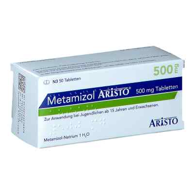 Metamizol Aristo 500 mg Tabletten 50 stk von Aristo Pharma GmbH PZN 12527037