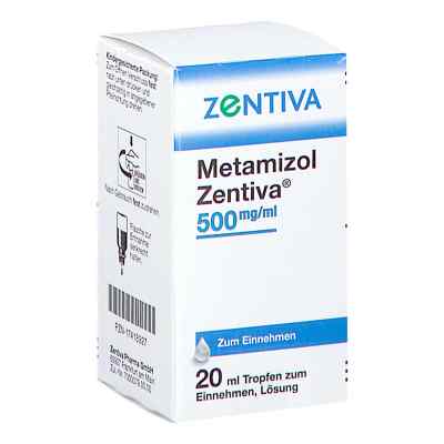 Metamizol Zentiva 500 Mg/ml Tropf.z.einnehmen Lösung 20 ml von Zentiva Pharma GmbH PZN 17418927