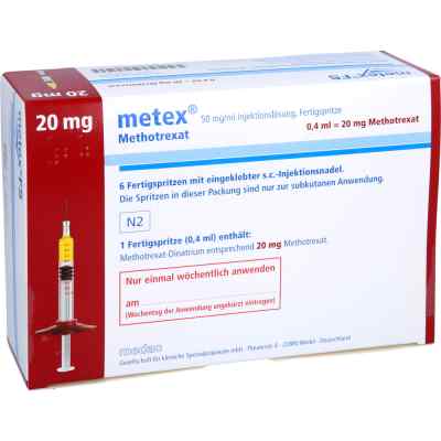 Metex Fs 20 mg 50 mg/ml iniecto -lsg.i.e.fertigspr. 6 stk