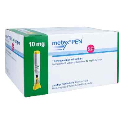 Metex Pen 10 mg Injektionslösung i.e.Fertigpen 12 stk von Medac GmbH PZN 09668113