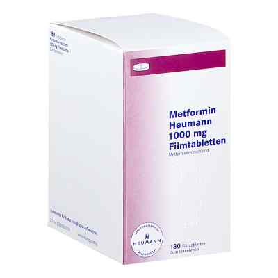 Metformin Heumann 1000 Mg Filmtabletten 180 stk von HEUMANN PHARMA GmbH & Co. Generica KG PZN 18400898