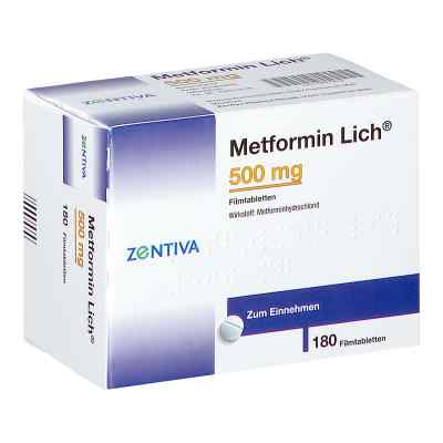 Metformin Lich 500mg 180 stk von Zentiva Pharma GmbH PZN 08839104