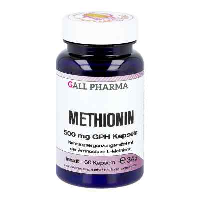 Methionin 500 mg Gph Kapseln 60 stk von Hecht-Pharma GmbH PZN 00128303