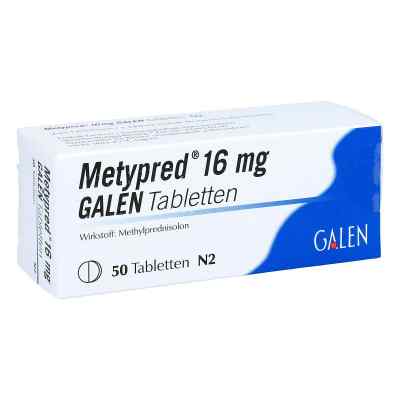 Metypred 16 mg Galen Tabletten 50 stk von GALENpharma GmbH PZN 01484460