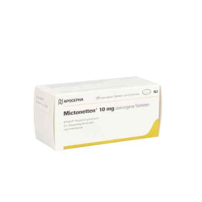 Mictonetten 10 mg überzogene Tabletten 98 stk von APOGEPHA Arzneimittel GmbH PZN 12438782