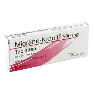 Migräne-Kranit 500mg 20 stk von HERMES Arzneimittel GmbH PZN 03438010