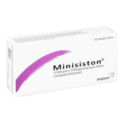 Minisiston überzogene Tabletten 3X21 stk von Bayer Vital GmbH GB Pharma PZN 04923457