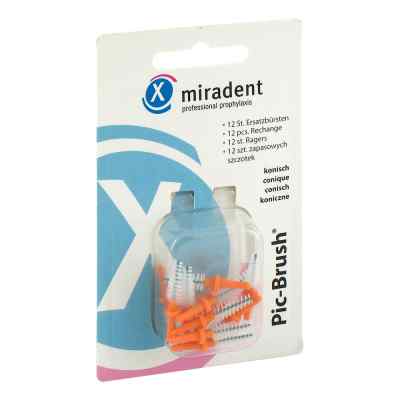 Miradent Interdentalbürsten Pic-Brush Ersatzbürsten konisch oran