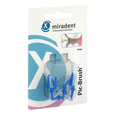 Miradent Interdentalbürsten Pic-Brush Ersatzbürsten large blau