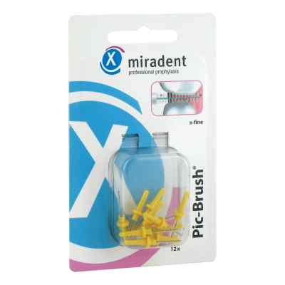 Miradent Interdentalbürsten Pic-Brush Ersatzbürsten x-fein gelb