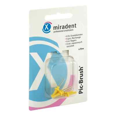 Miradent Interdentalbürsten Pic-Brush Ersatzbürsten x-fein gelb