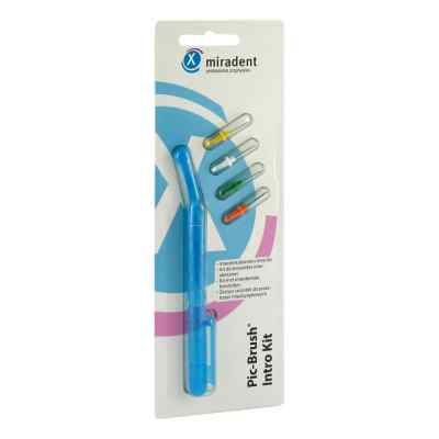 Miradent Interdentalbürsten Pic-Brush Intro Kit blau transparent