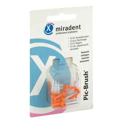 Miradent Interd.pic-brush Ersatzb.konisch orange 12 stk von Hager Pharma GmbH PZN 03430770