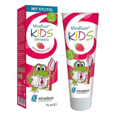 Miradent Mirafluor Kids Zahncreme 75 ml von Hager Pharma GmbH PZN 16223618
