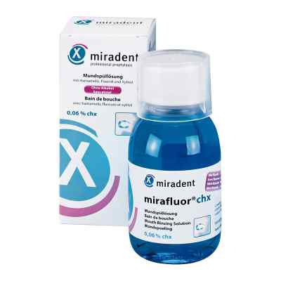 Miradent Mundspüllösung mirafluor Chx 0,06% 100 ml von Hager Pharma GmbH PZN 04443119