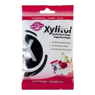 Miradent Xylitol Drops zuckerfrei Cherry 60 g von Hager Pharma GmbH PZN 00416870