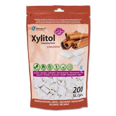Miradent Zahnpflegekaugummi Xylitol Zimt Refill