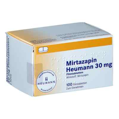 Mirtazapin Heumann 30mg 100 stk von HEUMANN PHARMA GmbH & Co. Generica KG PZN 02892439