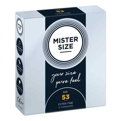 Mister Size 53 Kondome 3 stk von IMP GmbH International Medical P PZN 14375956