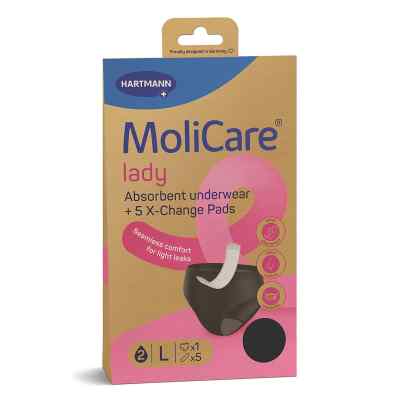 Molicare Lady Absorbent Underwear+5 Pads Größe L
