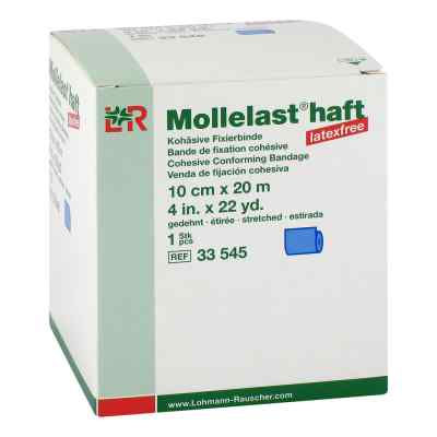 Mollelast Haft Binden Latexfrei 10 Cmx20 M Blau 1 stk von Lohmann & Rauscher GmbH & Co.KG PZN 09886028