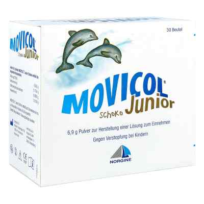 Movicol Junior Schoko Pulver zur, zum Herst.e.Lsg.z.Ein. 30X6.9 g von Norgine GmbH PZN 09086865