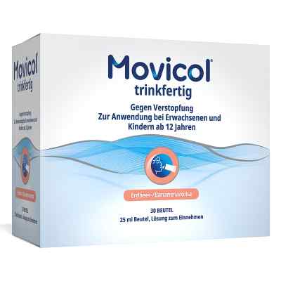 Movicol trinkfertig 25 ml Beutel Erdbeer/Banane