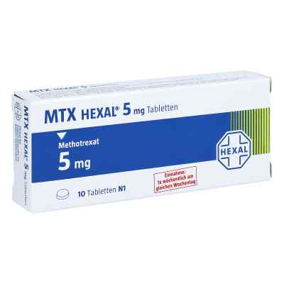 Mtx Hexal 5 mg Tabletten 10 stk von Hexal AG PZN 04946599