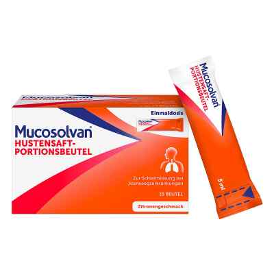 Mucosolvan Hustensaft-Portionsbeutel, Hustenlöser