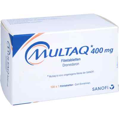 Multaq 400 mg Filmtabletten 100 stk von kohlpharma GmbH PZN 10167356