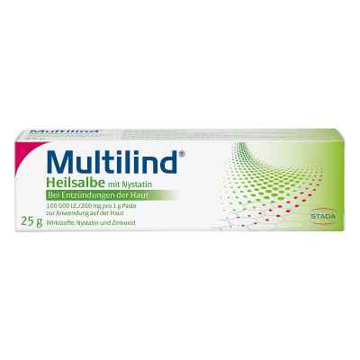 Multilind Wund- Heilsalbe mit Nystatin und Zinkoxid 25 g von STADA Consumer Health Deutschlan PZN 03737422