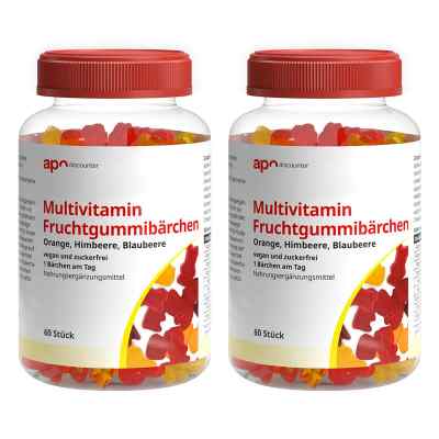 Multivitamin Fruchtgummibärchen zuckerfrei von apodiscounter