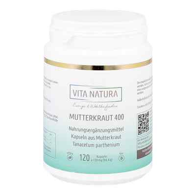 Mutterkraut 400 mg Vegi-kapseln 120 stk von Vita Natura GmbH & Co. KG PZN 16258255