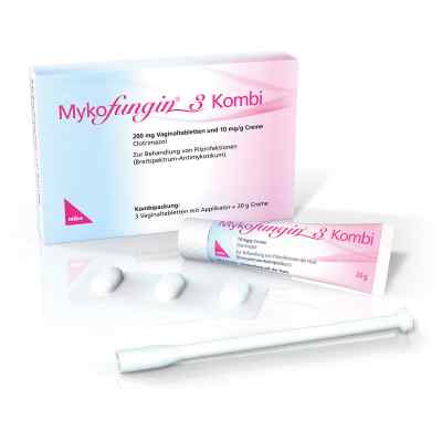 Mykofungin 3 Kombi 200 mg Vaginaltab.+10 mg/g Cre.