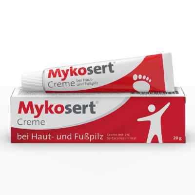 Mykosert Creme bei Haut- und Fusspilz 20 g von Dr. Pfleger Arzneimittel GmbH PZN 15579721