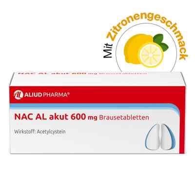 NAC AL akut 600 mg Brausetabletten bei Husten (Schleimlöser)