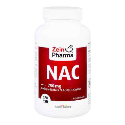 NAC (N-Acetyl-Cystein) 750 mg Kapseln 120 stk von ZeinPharma Germany GmbH PZN 17943384