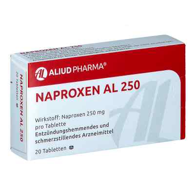 Naproxen Al 250 Tabletten 20 stk von ALIUD Pharma GmbH PZN 04900321