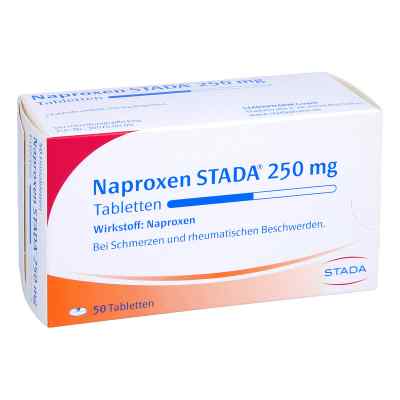 Naproxen Stada 250 mg Tabletten 50 stk von STADAPHARM GmbH PZN 06872994