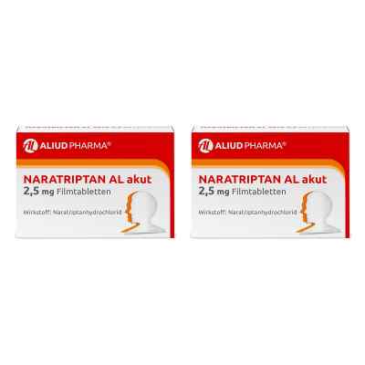 Naratriptan AL akut 2,5 mg Filmtabletten bei Migräne