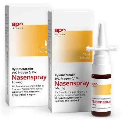 Nasenspray Xylometazolin 0,1 % Lösung von apodiscounter