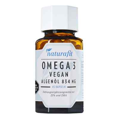 Naturafit Omega-3 vegan Algenöl 834 mg Kapseln