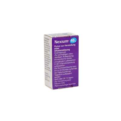 Nexium 40 mg Pulver zur, zum Herstell.e.Infusionslösg. 1 stk von GRüNENTHAL GmbH PZN 02750225