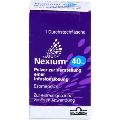 Nexium 40 mg Pulver zur, zum Herstell.e.Infusionslösg. 1 stk von GRüNENTHAL GmbH PZN 02750225