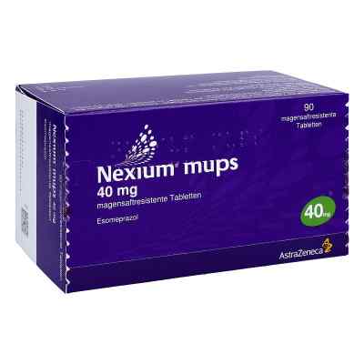 Nexium mups 40mg 90 stk von GRüNENTHAL GmbH PZN 01340198