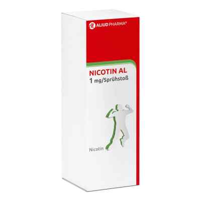 Nicotin Al 1 mg/Sprühstoß Spray zur Anwendung in der Mundhöhle,  1 stk von ALIUD Pharma GmbH PZN 16086328