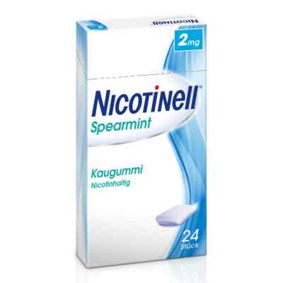 Nicotinell 2mg Spearmint 24 stk von  PZN 11100265