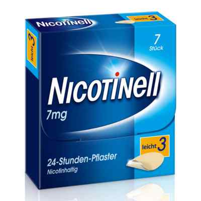 Nicotinell 7mg/24-Stunden-Nikotinpflaster, Leicht (3) 7 stk von GlaxoSmithKline Consumer Healthc PZN 03764502